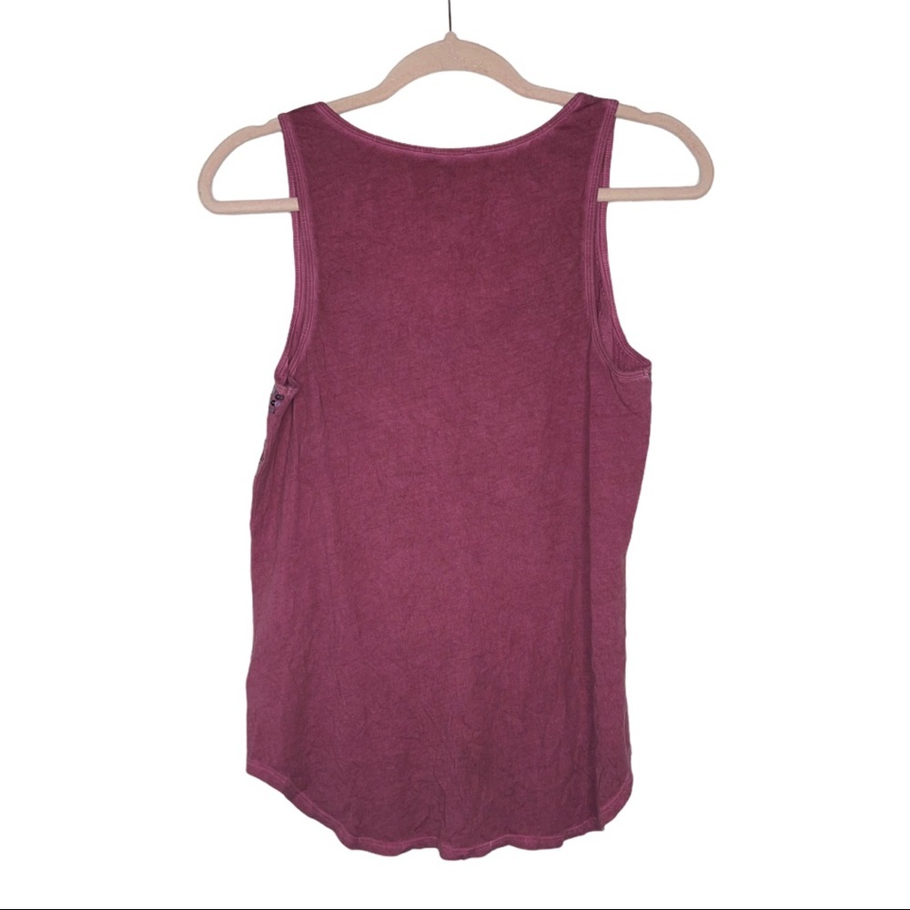Express Fuchsia Tank With Sequin Aztec Design S - image 6